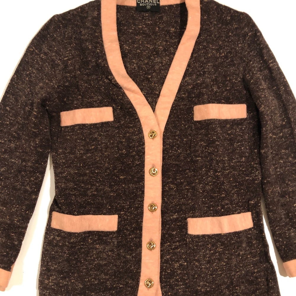 Chanel Button Down Sweater